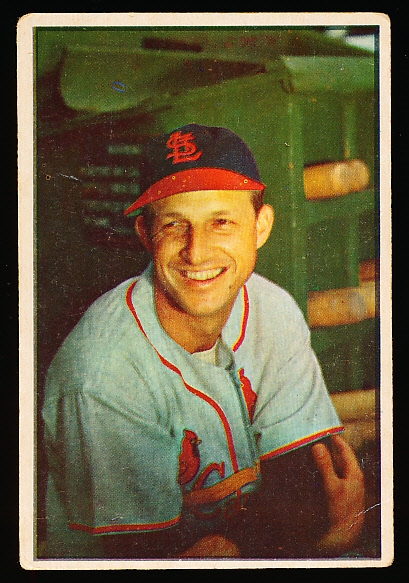 1953 Bowman Baseball Color- #32 Stan Musial, Cardinals