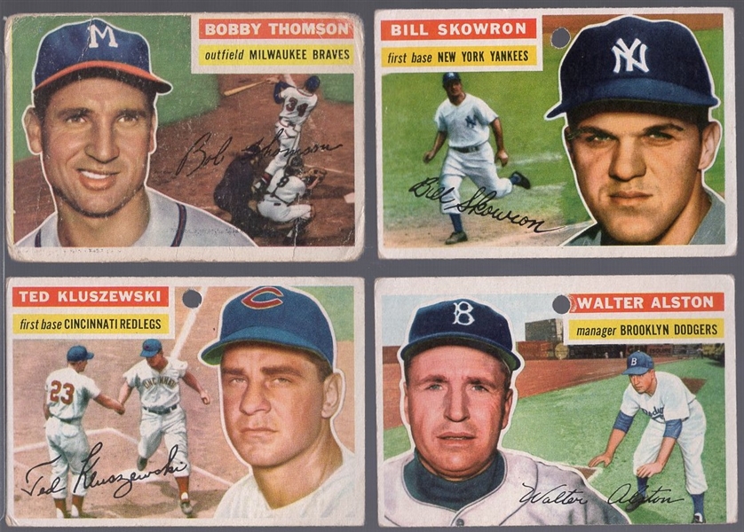 1956 Topps Baseball- 17 Diff