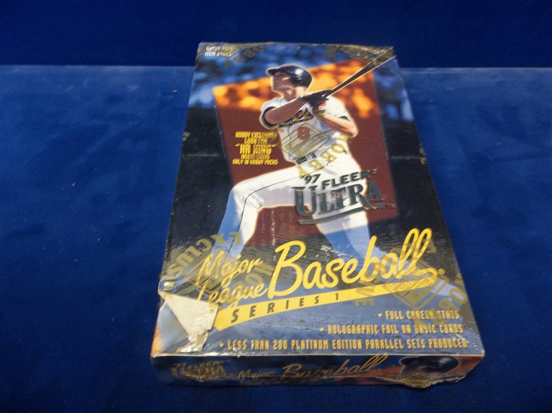 1997 Ultra Baseball- Series #1- One Unopened Hobby Wax Box