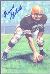 Autographed 1990 Goal Line Art Pro FB HOF Cards #41 Frank Gatski, Browns