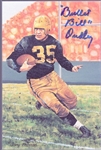 Autographed 1992 Goal Line Art Pro FB HOF Cards #98 Bill Dudley, Steelers