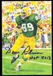 Autographed 2013 Goal Line Art Pro FB HOF Cards #279 Dave Robinson, Packers