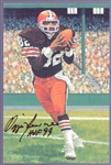 Autographed 1999 Goal Line Art Ftbl. #197 Ozzie Newsome, Browns