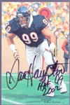 Autographed 2002 Goal Line Art Ftbl. #214 Dan Hampton, Bears