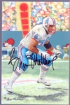 Autographed 2007 Goal Line Art Pro FB HOF Cards #238 Bruce Matthews, Oilers