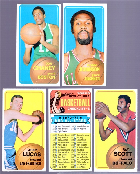 1970-71 Topps Bask- 5 Diff