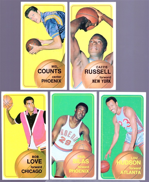 1970-71 Topps Bask- 5 Diff