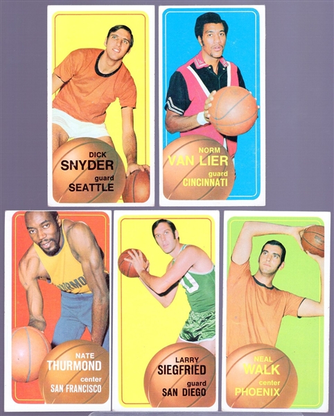 1970-71 Topps Bask- 5 Diff