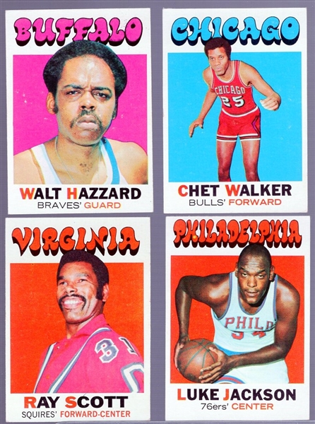 1971-72 Topps Bask- 27 Cards