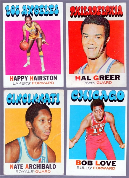 1971-72 Topps Bask- 19 Asst