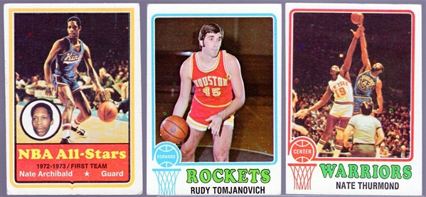 1973-74 Topps Bask- 65 Asst