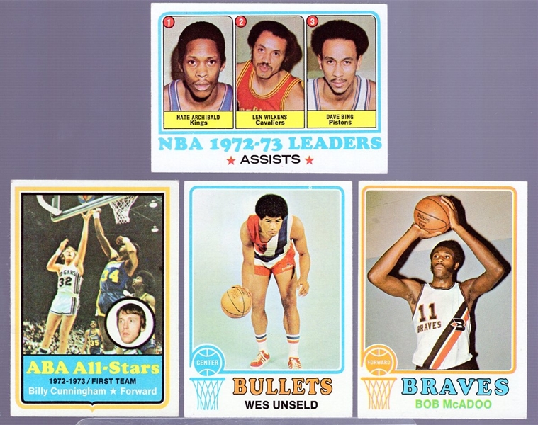 1973-74 Topps Bask- 8 Diff