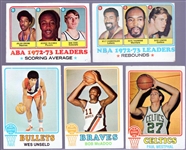1973-74 Topps Bask- 10 Diff