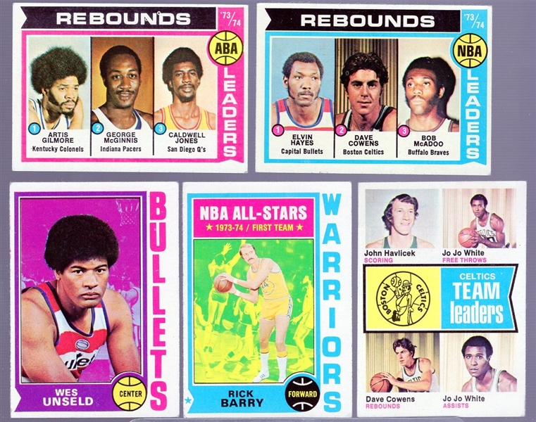 1974-75 Topps Basketball- 50 Asst