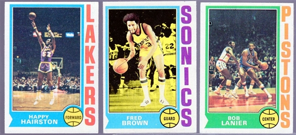 1974-75 Topps Bask- 70 Asst