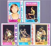 1974-75 Topps Bask- 5 Diff