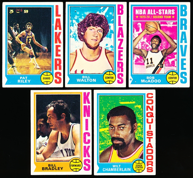 1974-75 Topps Bask- 5 Diff