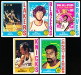 1974-75 Topps Bask- 5 Diff