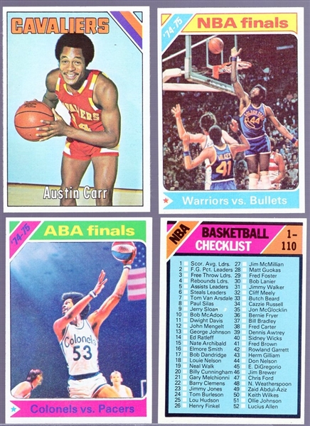 1975-76 Topps Basketball- 30 Diff