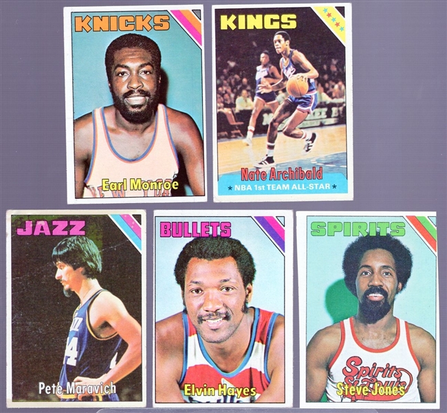 1975-76 Topps Bask- 80 Asst