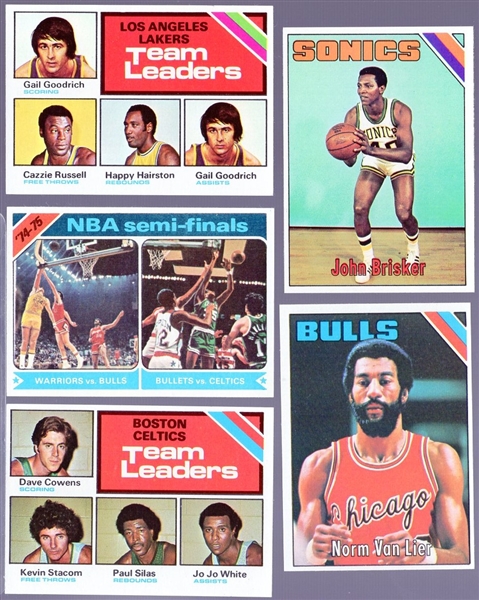 1975-76 Topps Bask- 23 Diff