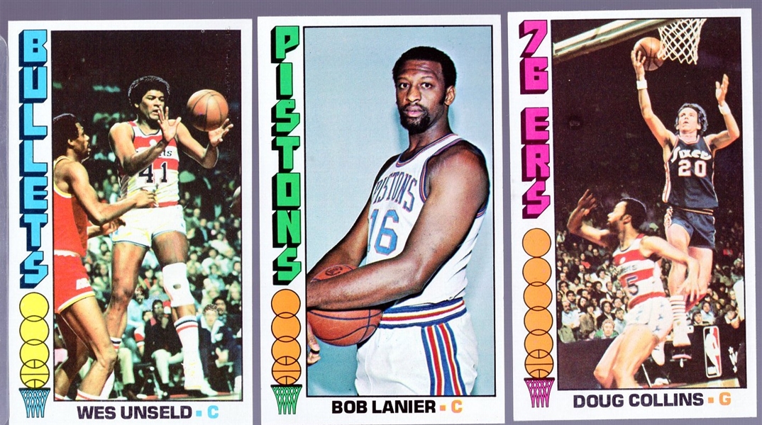 1976-77 Topps Bask- 8 Diff Stars