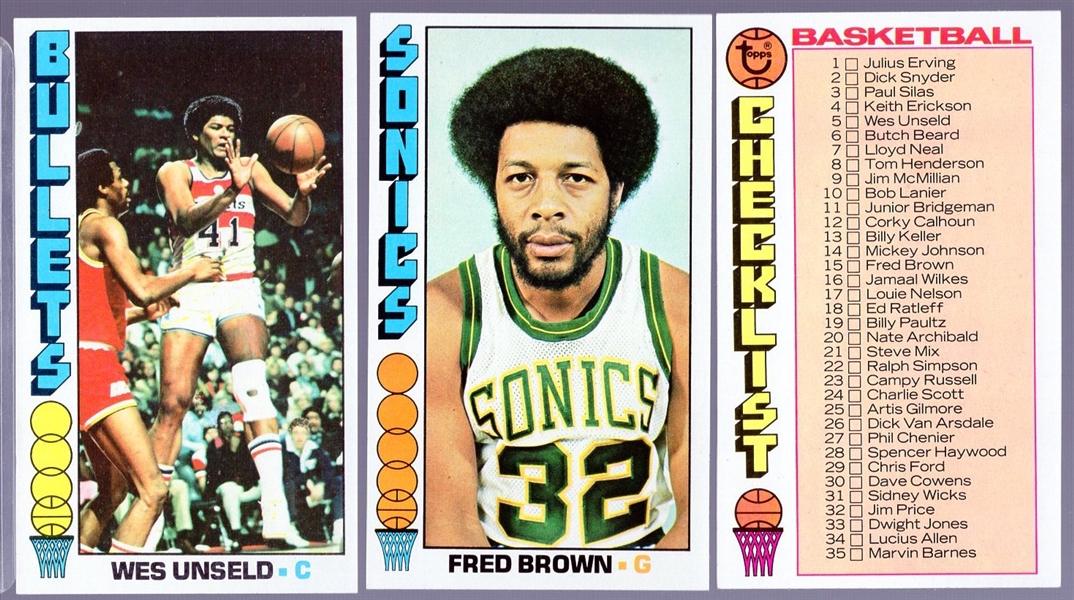 1976-77 Topps Bask- 10 Diff