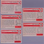 1954 Bowman Bb- 5 Diff Detroit Tigers