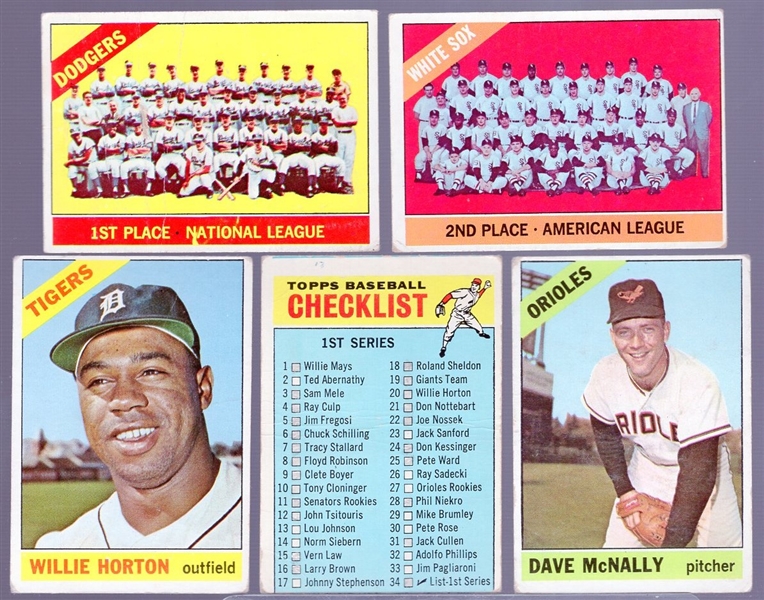 1966 Topps Bb- 25 Asst