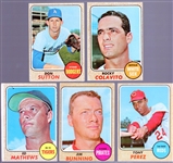 1968 Topps Bb- 5 Diff