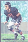 1990 Goal Line Art Football Hall of Fame Cards- #40 Dan Fortmann, Bears- 18 Cards