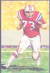 1991 Goal Line Art Football Hall of Fame Cards- #70 John Hannah, New England, Patriots- 25 Cards