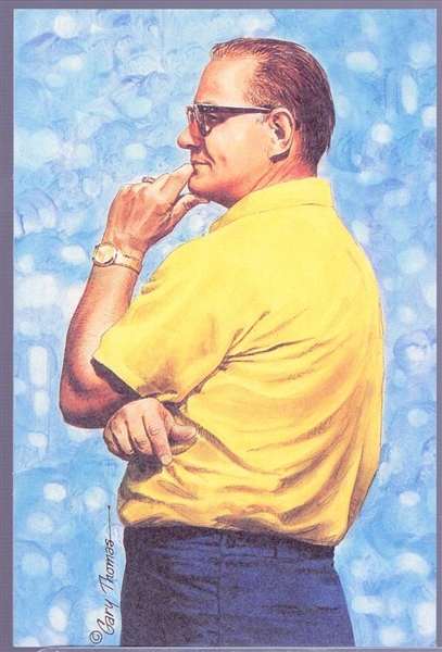 1992 Goal Line Art Football Hall of Fame Cards- #101 Sid Gillman- 30 Cards