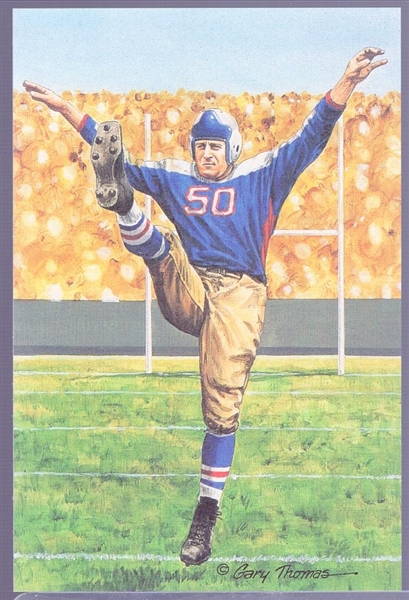 1992 Goal Line Art Football Hall of Fame Cards- #117 Ken Strong- 30 Cards