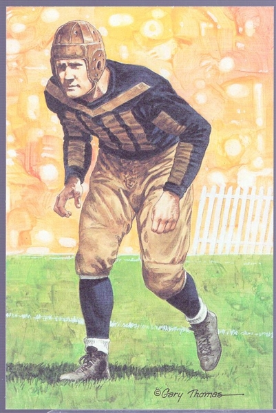 1993 Goal Line Art Football Hall of Fame Cards- #128 Ed Healey- 20 Cards