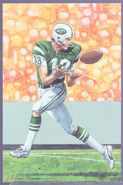 1993 Goal Line Art Football Hall of Fame Cards- #136 Don Maynard, Jets- 21 Cards