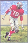 1993 Goal Line Art Football Hall of Fame Cards- #143 Bob St. Clair, 49ers- 27 Cards