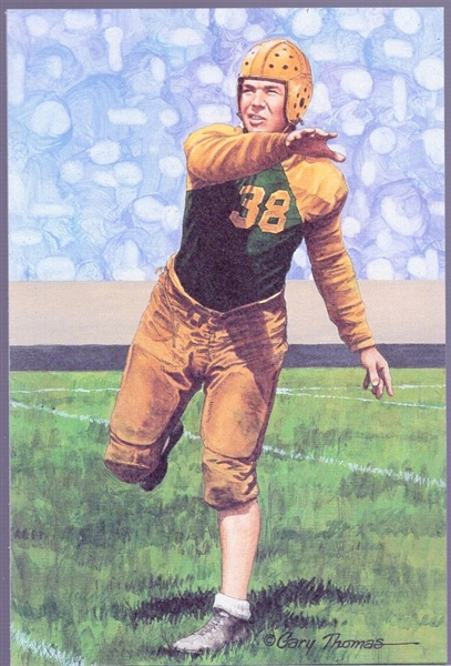 1994 Goal Line Art Football Hall of Fame Cards- #160 Arnie Herber- 40 Cards