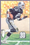 1997 Goal Line Art Football Hall of Fame Cards- #186 Mike Haynes, Raiders- 40 Cards