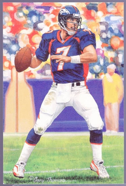 2004 Goal Line Art Football Hall of Fame Cards- #224 John Elway, Broncos- 10 Cards