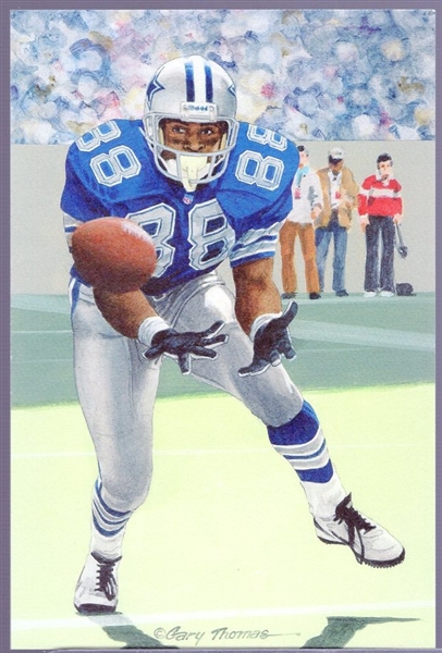 2007 Goal Line Art Football Hall of Fame Cards- #237 Michael Irvin, Cowboys – 32 Cards