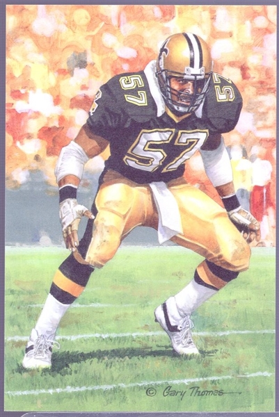 2010 Goal Line Art Football Hall of Fame Cards- #255 Rickey Jackson, Saints- 30 Cards