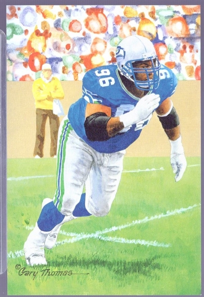 2012 Goal Line Art Football Hall of Fame Cards- #271 Cortez Kennedy, Seahawks- 24 Cards
