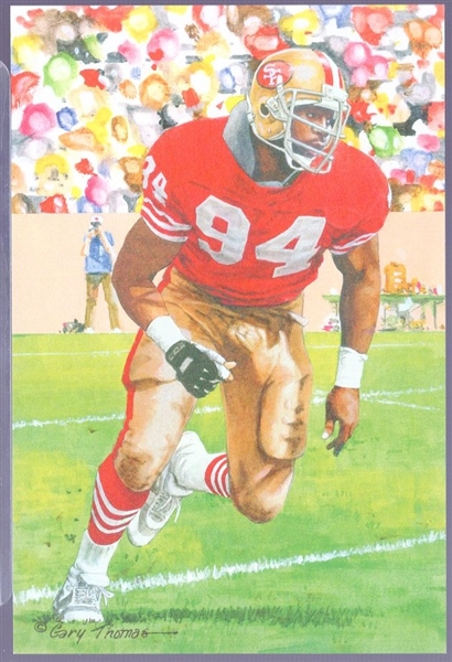2015 Goal Line Art Football Hall of Fame Cards- #290 Charles Haley, 49ers- 32 Cards