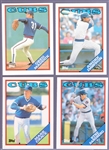 1988 Topps Tiffany/ Tiffany Traded Bsbl.- 1 Complete Chicago Cubs Team Set of Each (40 Total Cards)