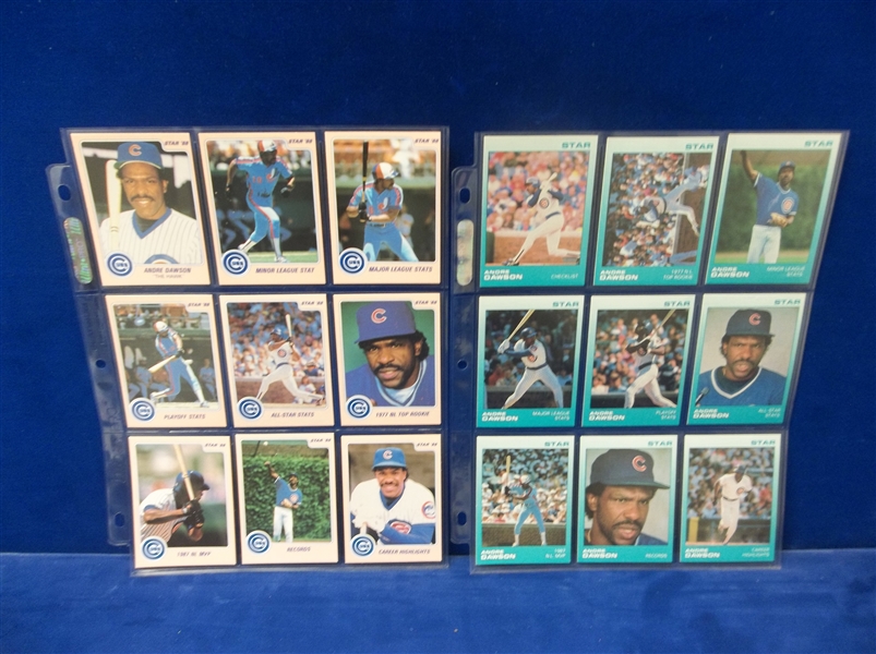 1988-91 Star Company Baseball- 13 Diff. Chicago Cubs Player Sets