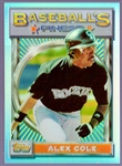 1993 Finest Bsbl. “Refractor” #12 Alex Cole, Rockies