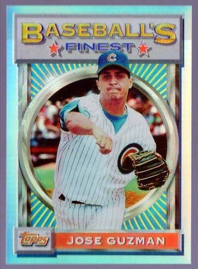 1993 Finest Bsbl. “Refractor” #145 Jose Guzman, Cubs