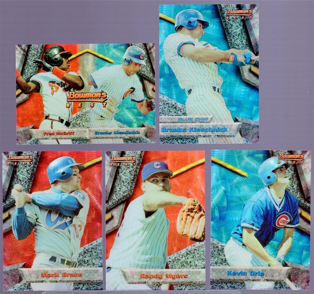 1994 Bowman’s Best Bsbl. “Refractor”- 5 Diff.