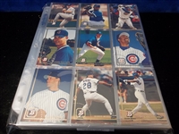 1994 Chicago Cubs MLB/MiLB Team Sets in Pages- 27 Diff.